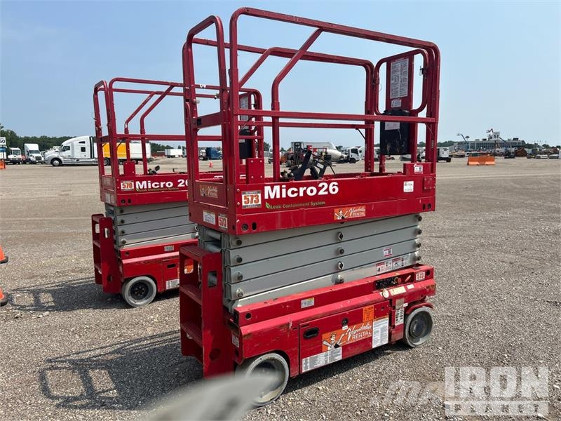 MEC Micro26 Electric Scissor Lift Elevadores de tesoura