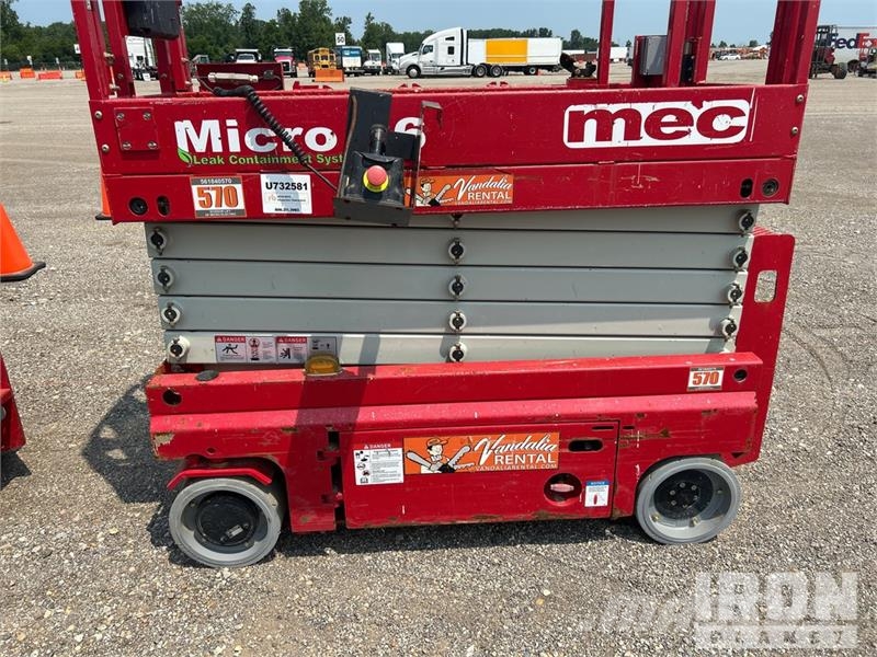 MEC Micro26 Electric Scissor Lift Elevadores de tesoura
