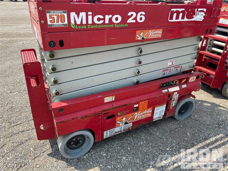 MEC Micro26 Electric Scissor Lift Elevadores de tesoura
