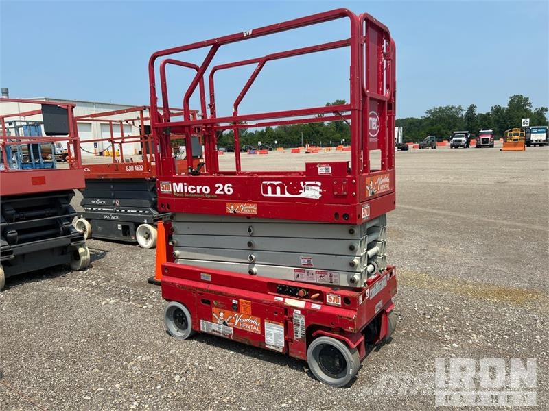 MEC Micro26 Electric Scissor Lift Elevadores de tesoura