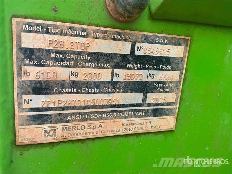 Merlo P28.8 Telehandler Teleskopski viličarji