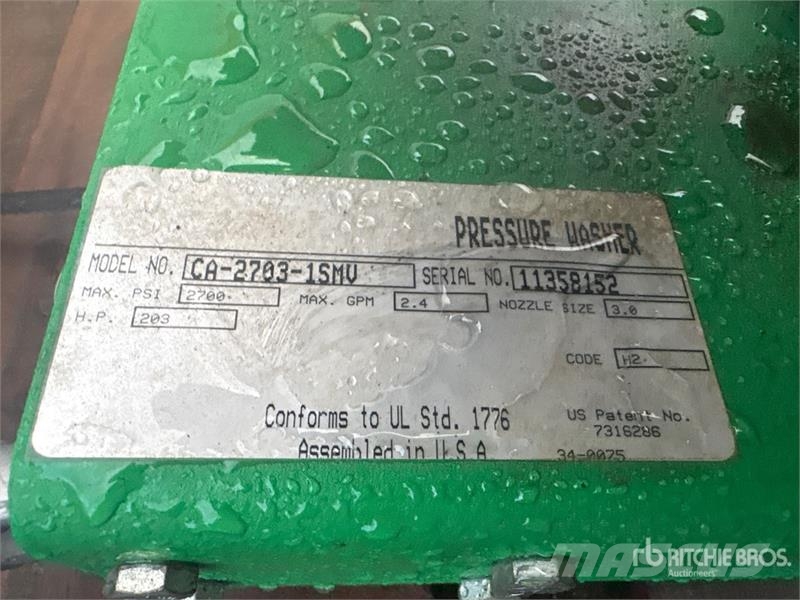 MI-T-M CA-2703-1SMV Pressure Washer Visokotlačni čistilci za domačo uporabo