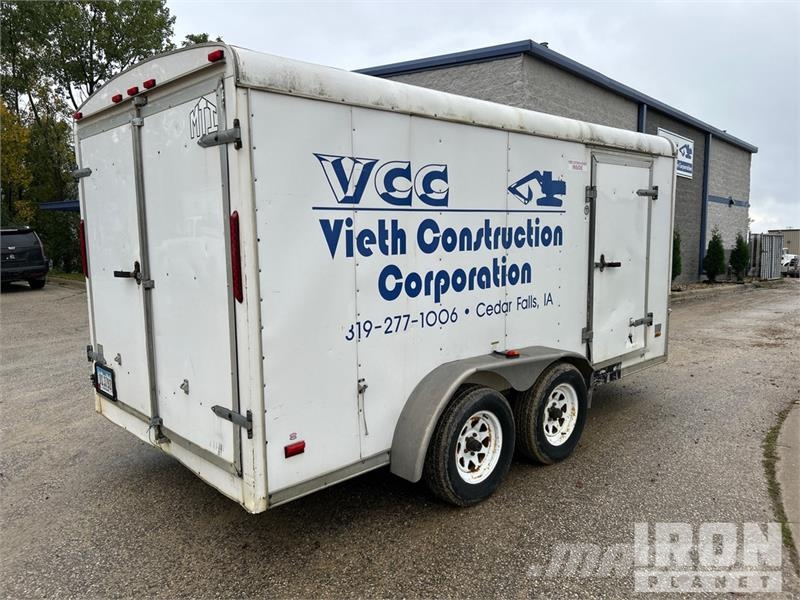 Middlebury MST7X14TA2 14 ft T/A Enclosed Trailer Prikolice zabojniki