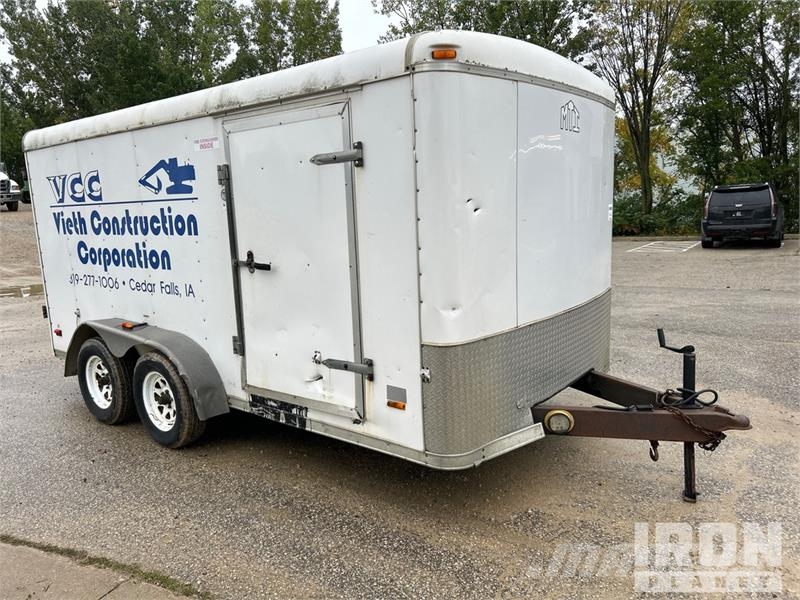 Middlebury MST7X14TA2 14 ft T/A Enclosed Trailer Prikolice zabojniki