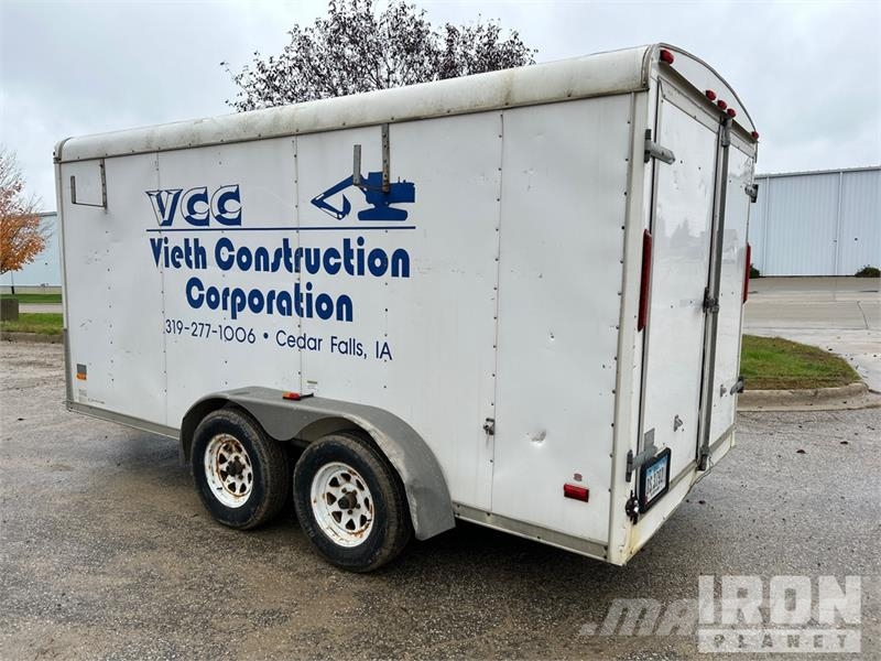 Middlebury MST7X14TA2 14 ft T/A Enclosed Trailer Prikolice zabojniki