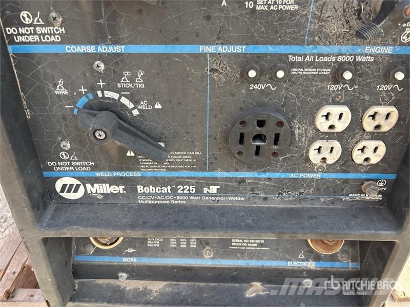 Miller Bobcat 225 Multi-Process Engine Driven Welder Soldadoras