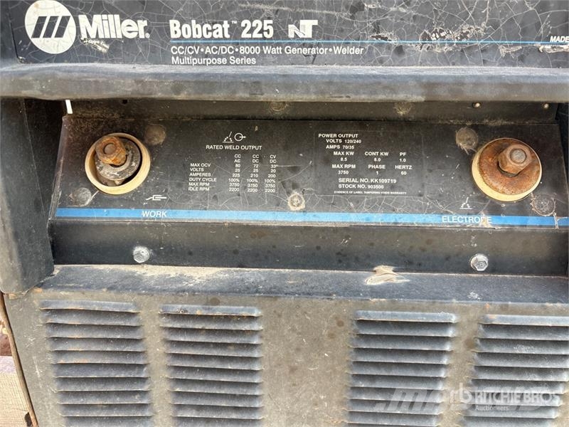 Miller Bobcat 225 Multi-Process Engine Driven Welder Soldadoras