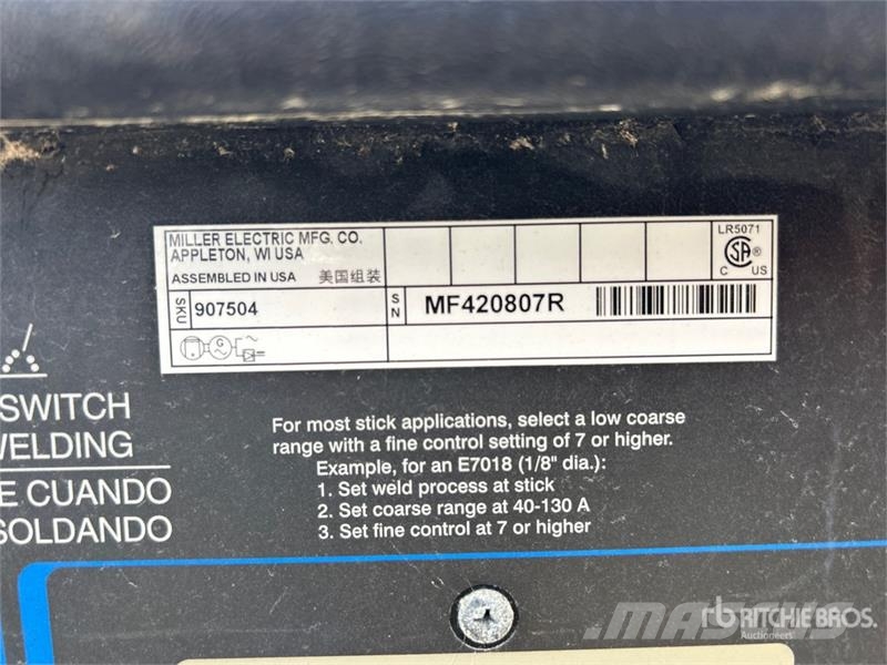 Miller Bobcat 250 250 A Mobile Multi-Process Engine Drive Lasapparaten