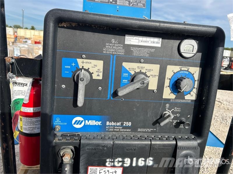 Miller Bobcat 250 250 A Mobile Multi-Process Engine Drive Lasapparaten