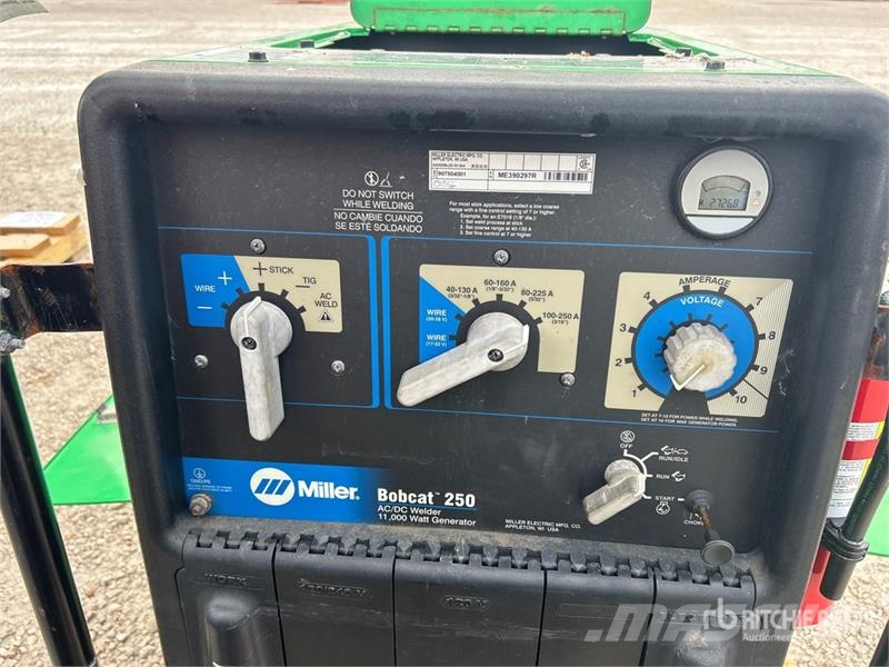 Miller Bobcat 250 Mobile Multi-Process Engine Driven Weld Welding machines