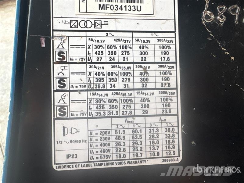 Miller XMT350 Metināšanas iekārtas