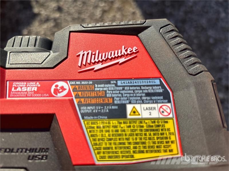 MILWAUKEE Rotary Hammers, and Laser level Andet tilbehør