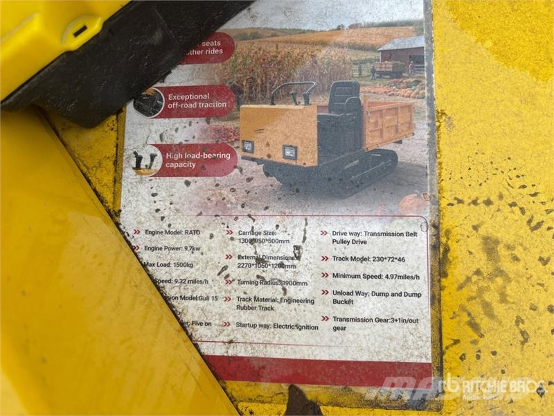 Mini Crawler Dumper Ne cestni demperji