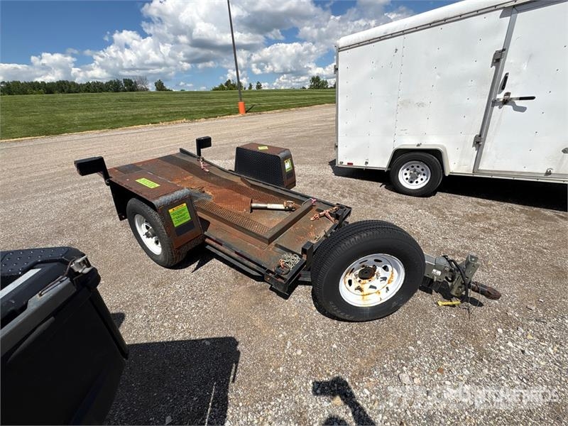 MMDI 10 ft S/A Trencher Trailer Tieflader