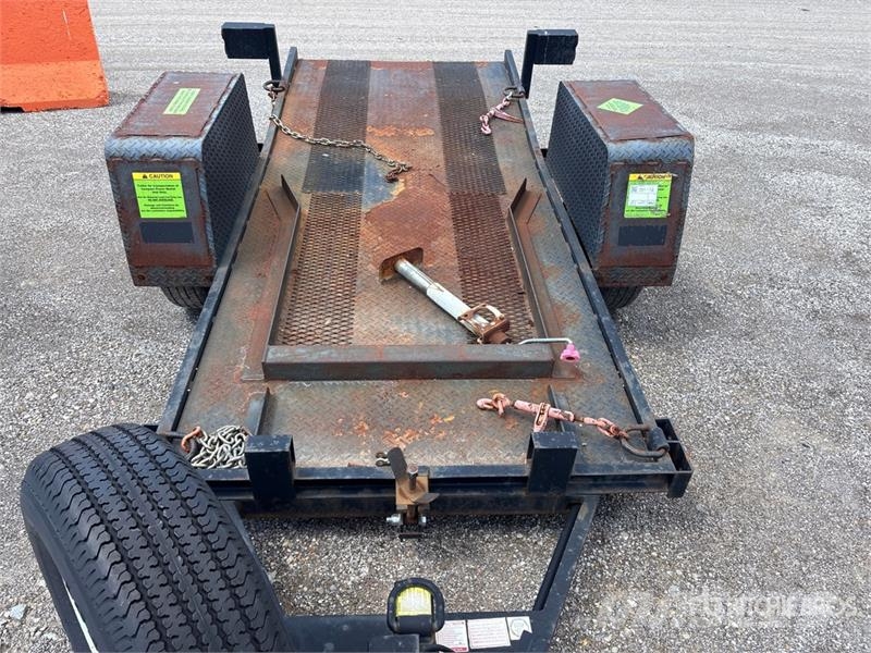 MMDI 10 ft S/A Trencher Trailer Tieflader