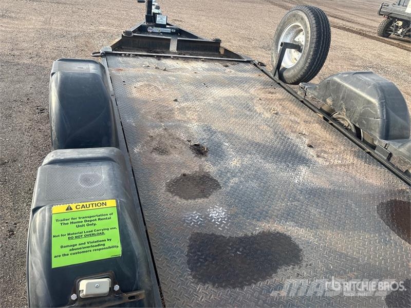 MMDI E510H 10 ft T/A Equipment Trailer Reboques de transporte Auto