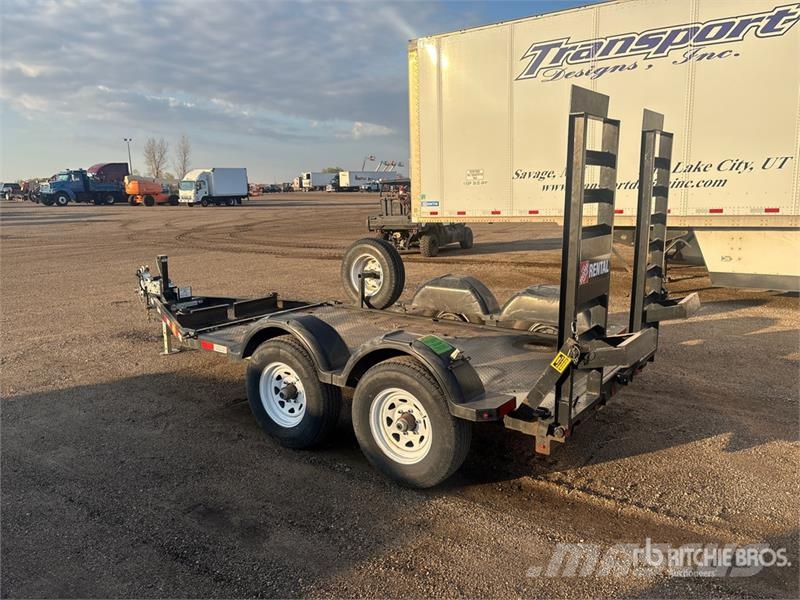 MMDI E510H 10 ft T/A Equipment Trailer Reboques de transporte Auto