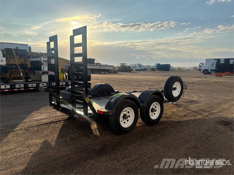 MMDI E510H 10 ft T/A Equipment Trailer Reboques de transporte Auto