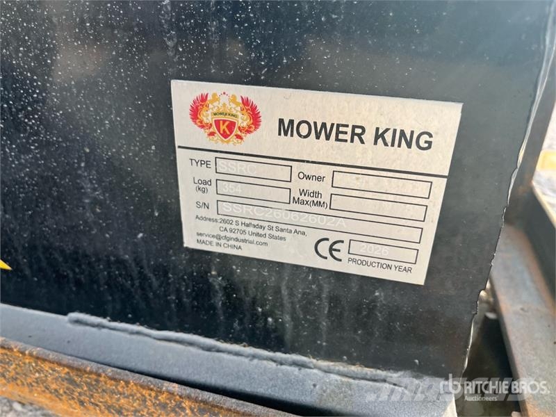 Mower King SSRC 72 in Skid Steer Brush Cutter (Unu Monterade och påhängda gräsklippare