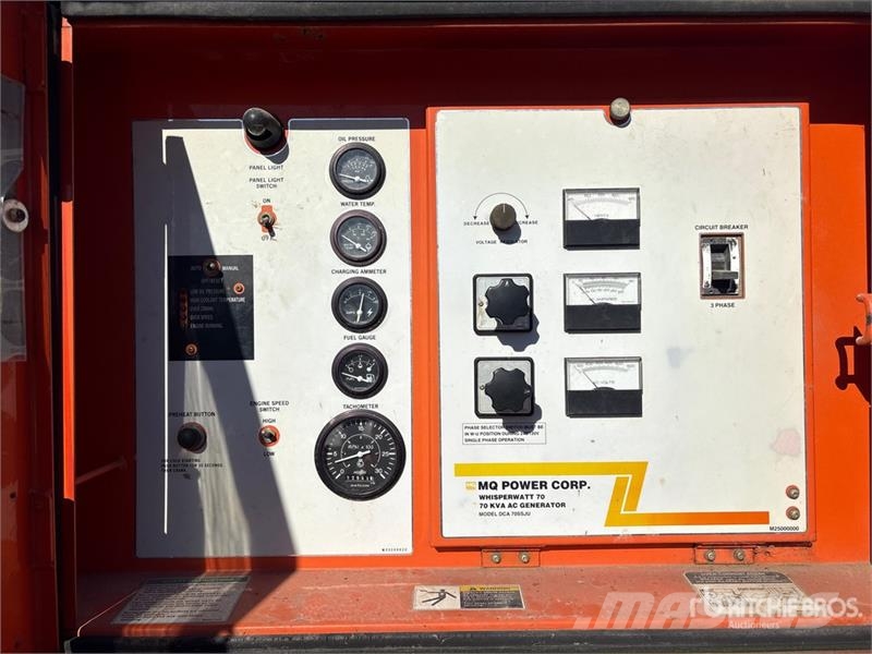 MQ Power Wisper Watt DB-0831J 40 kW Mobile Generator Geradores a diesel