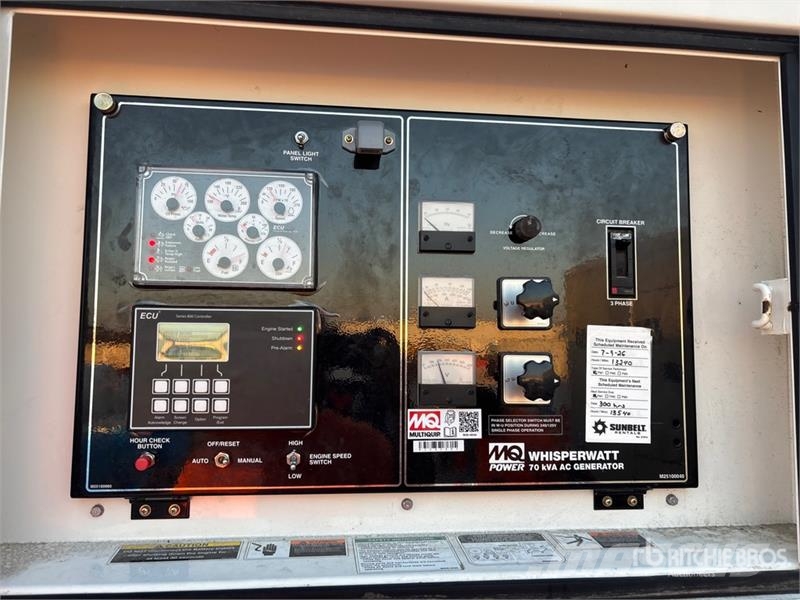 MultiQuip DCA-70SSJU4F Mobile Generator Set Dīzeļģeneratori