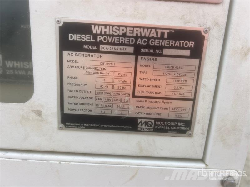 MultiQuip DCA25 Dieselgeneratorer