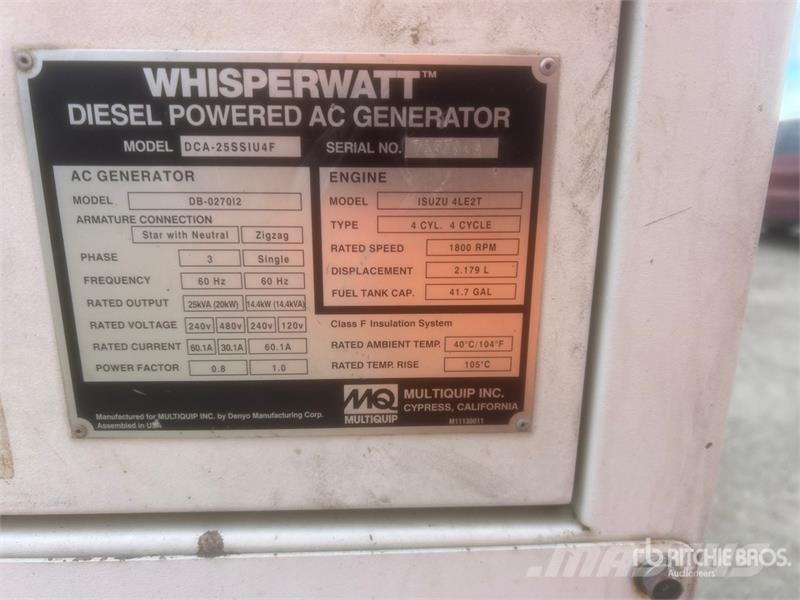 MultiQuip DCA25 Dieselgeneratorer