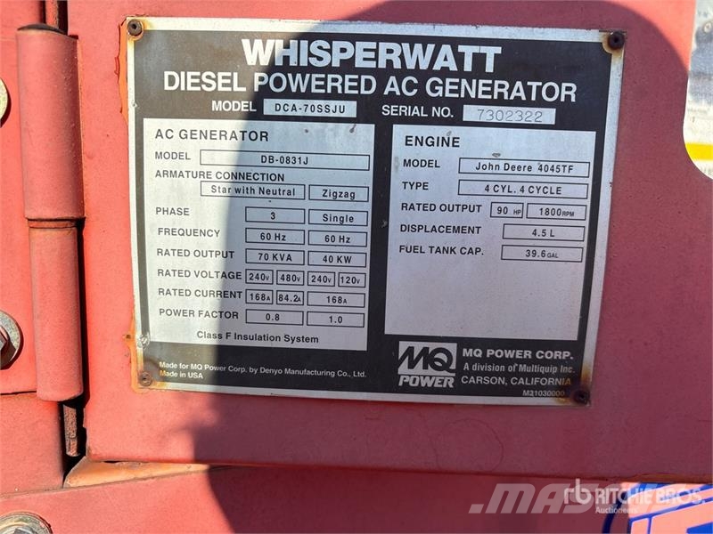 MultiQuip DCA70SSJU Dieselgeneratorer