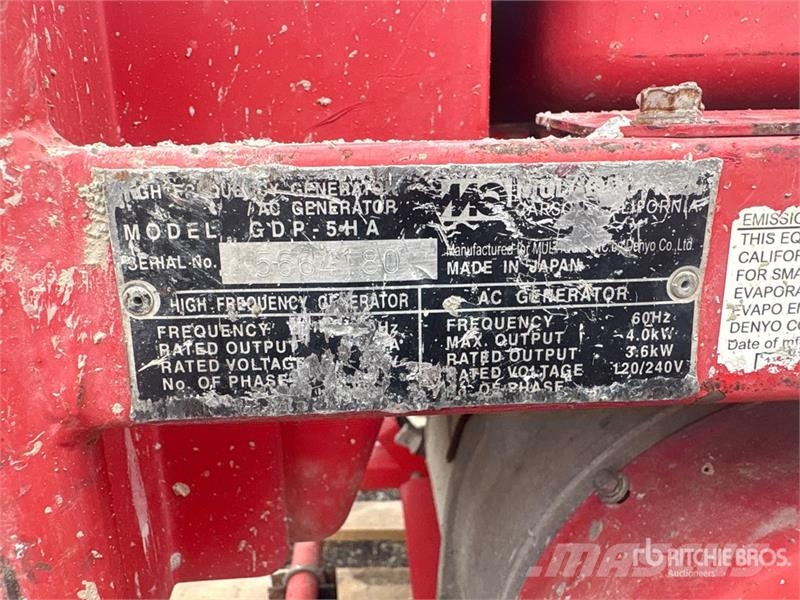 MultiQuip GDP-5HA 4 kW Portable Generator Set Citi ģeneratori