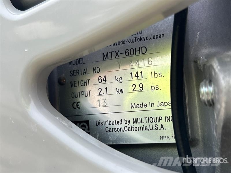 MultiQuip MTX60 ِدَكات