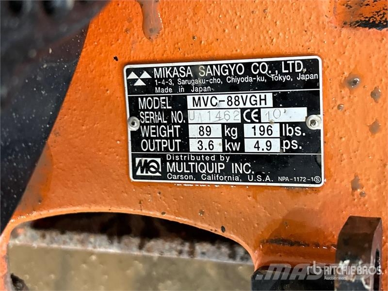 MultiQuip MVC-88VGH Vibratory Plate Compactor Виброплиты и вибротрамбовки