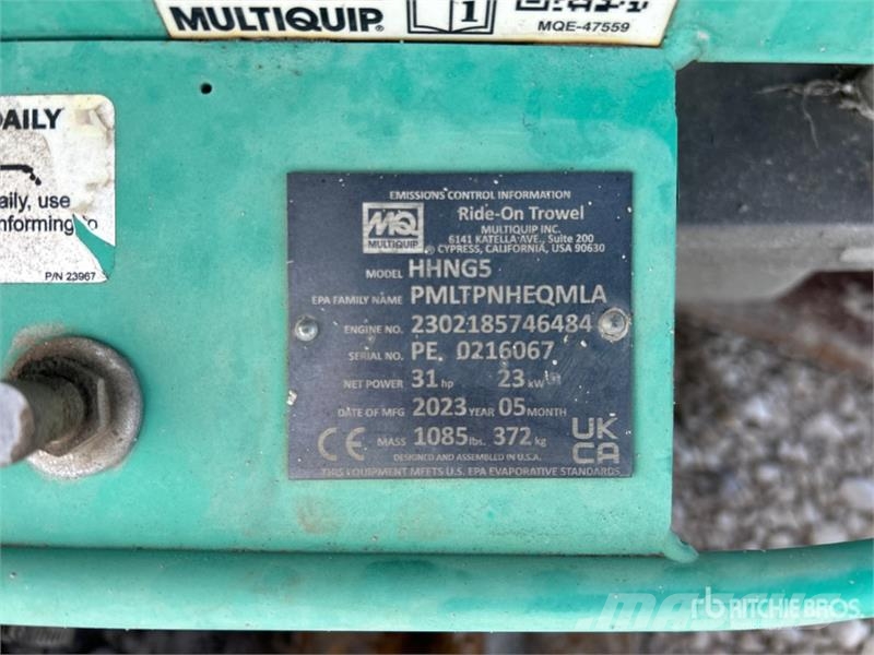 MultiQuip Ride-On Ride-On Power Trowel Lžíce
