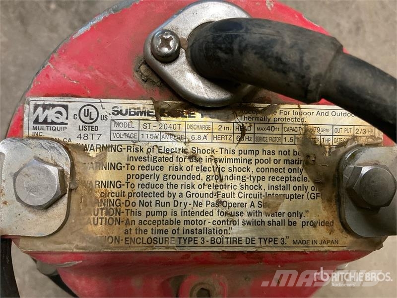 MultiQuip ST-2040T Andet tilbehør