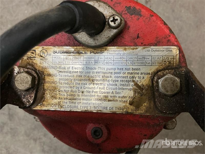 MultiQuip ST-2040T مكونات أخرى