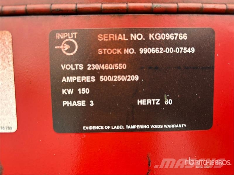 Nelson 6500 353 A Mobile Stud Engine Driven Welder Attrezzature per saldature