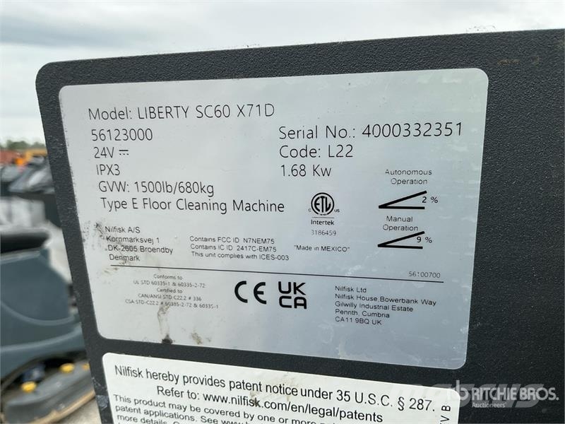 Nilfisk Liberty SC60 Floor Scrubber Other trailers