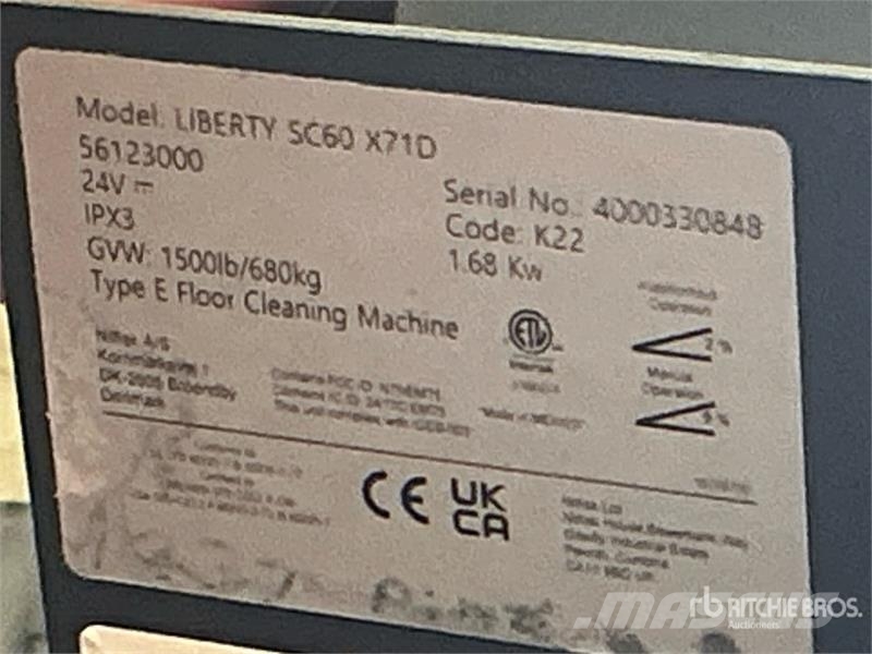Nilfisk Liberty SC60 Ride-On Electric Floor Scrubber Ďalšie prívesy