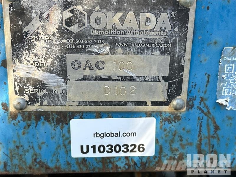 Okada DAC 100 18 in Plate Compactor Attachment Виброплиты и вибротрамбовки