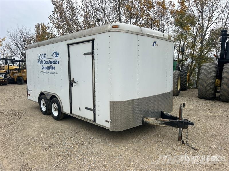 Pace American American CS816TA2 16 ft T/A Enclosed Trai Furgons