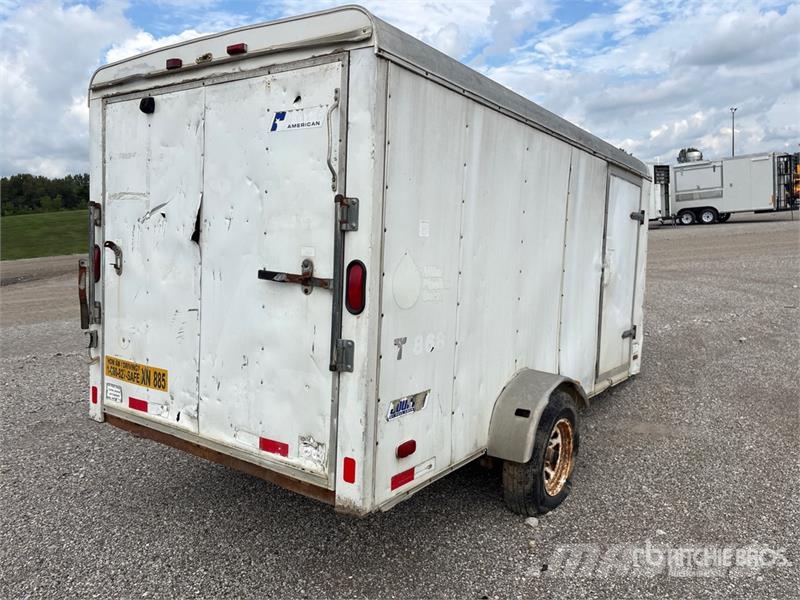 Pace American American JT612S 12 ft S/A Enclosed Traile Remorque Fourgon