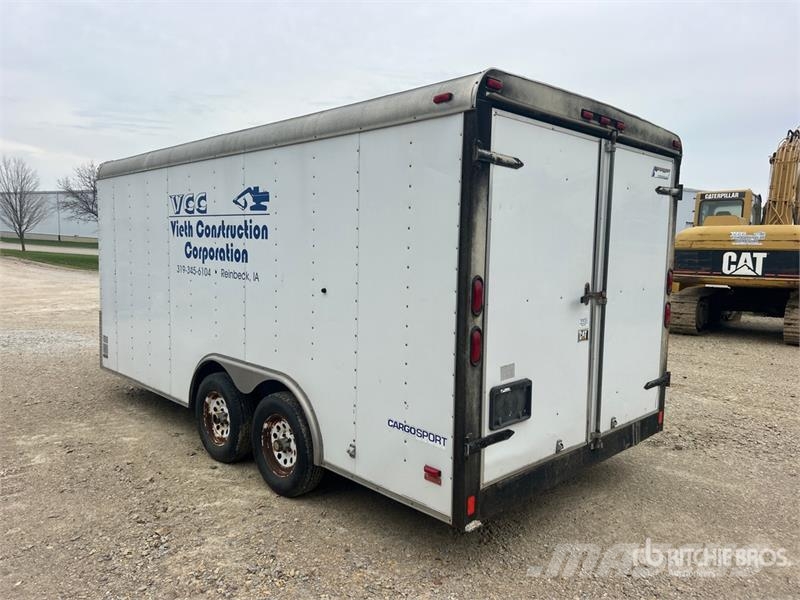Pace American American CS816TA2 16 ft T/A Enclosed Trai Furgons