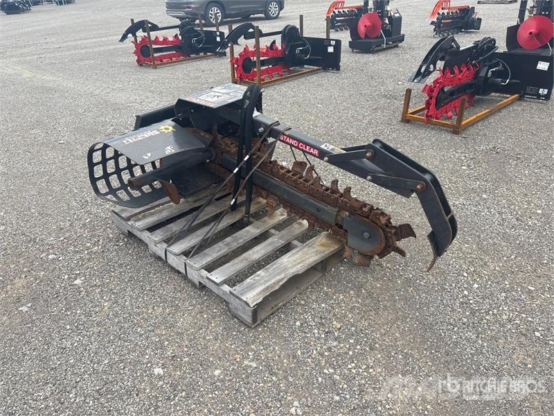 PALADIN 113344 36 in Mini Skid Steer Trencher Freze za kopanje jarkov Trenčerji