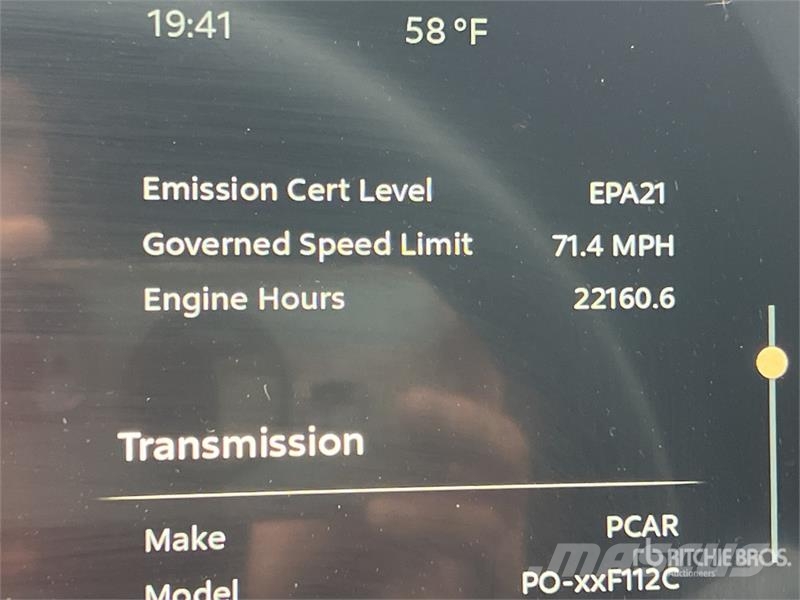 Peterbilt 579 وحدات الجر