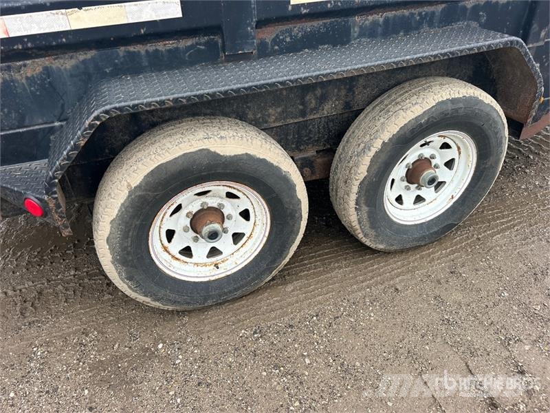 PJ 14 ft T/A Dump Utility Trailer Pašizgāzējs