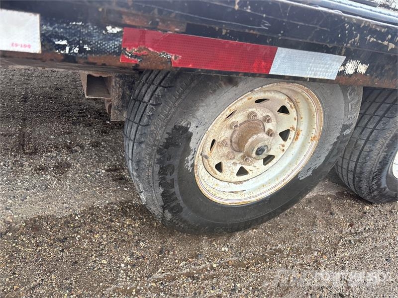PJ 20 ft T/A Flatbed Trailer Бордови