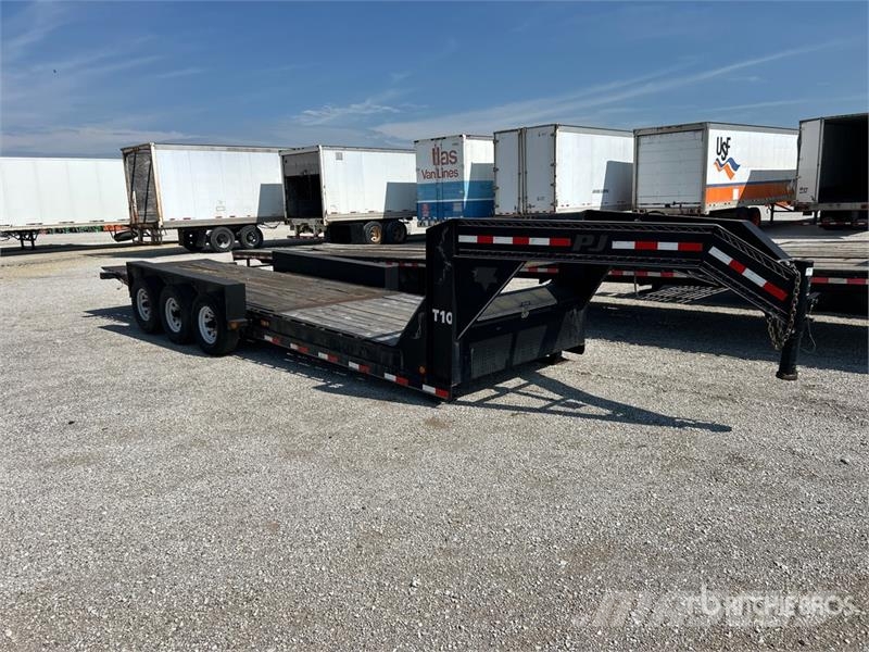 PJ 25 ft Tri/A Gooseneck Tilt Deck Trailer Góndola de cama rebajada