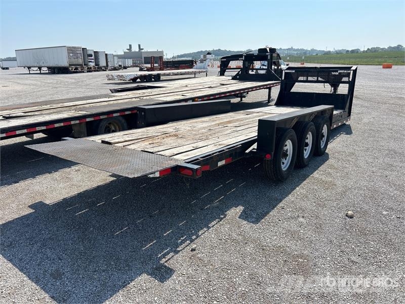 PJ 25 ft Tri/A Gooseneck Tilt Deck Trailer Góndola de cama rebajada