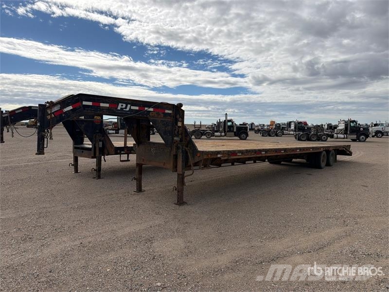 PJ Trailer Gooseneck 40 ft T/A Gooseneck Flatbed Trai Prikolice platforme/otvoreni sanduk