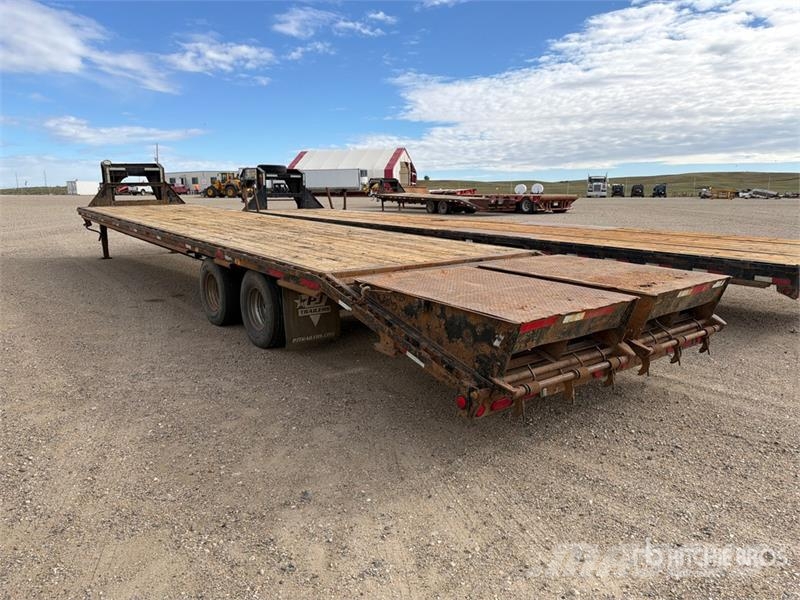 PJ Trailer Gooseneck 40 ft T/A Gooseneck Flatbed Trai Prikolice platforme/otvoreni sanduk
