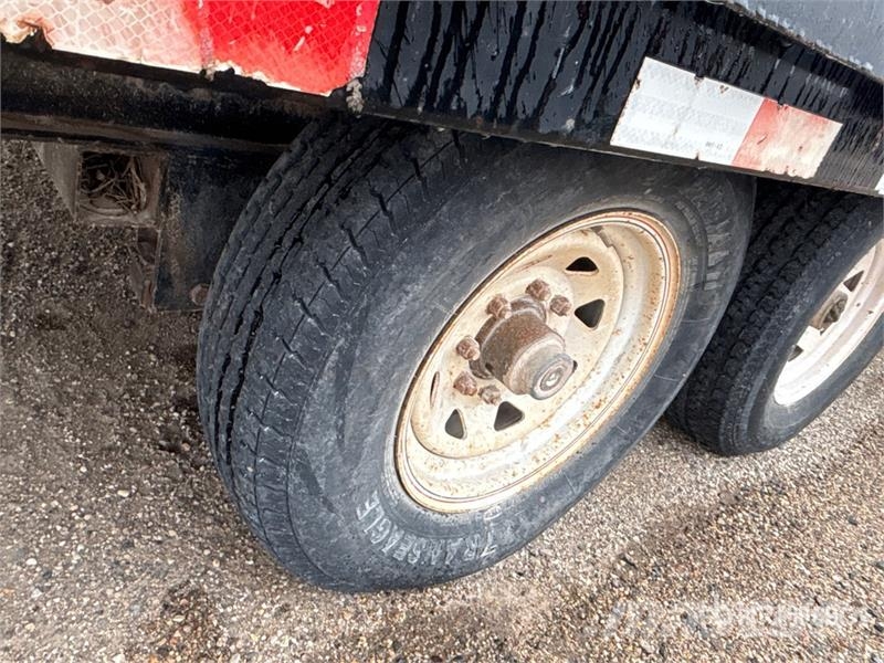 PJ Trailers Trailers 20 ft T/A Flatbed Trailer Бордови